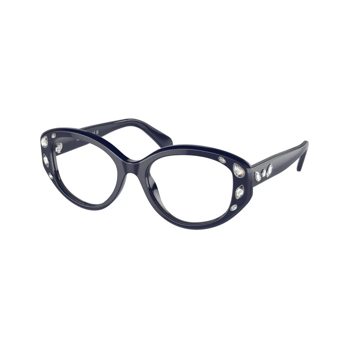 SK 2006 Opal Blue 1004 Size 52 Eyeglasses by Swarovski