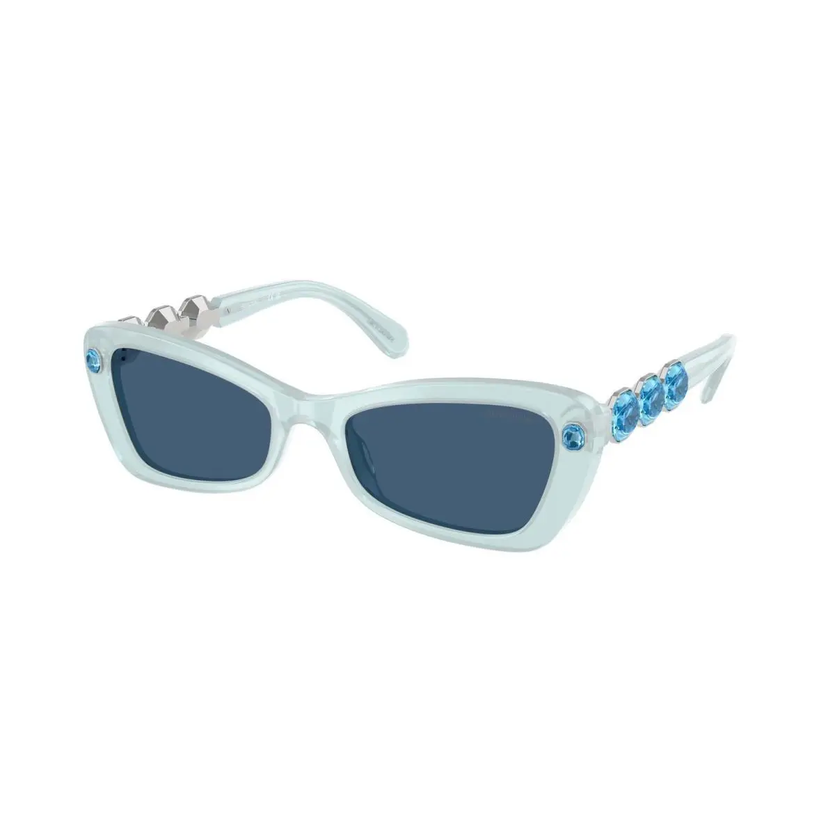 Swarovski SK 6033 Milky Blue / Dark Polyamide Standard 102455 Size 54 Sunglasses