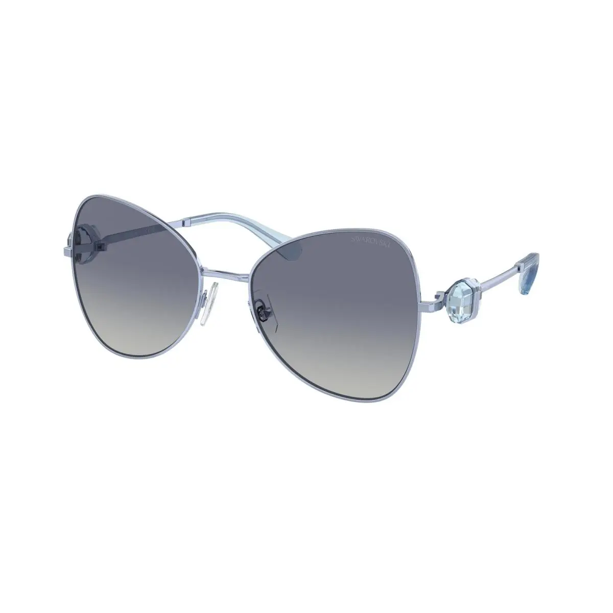 Swarovski SK 7002 Metal Light Blue Gradient 40054L Size 57 Sunglasses