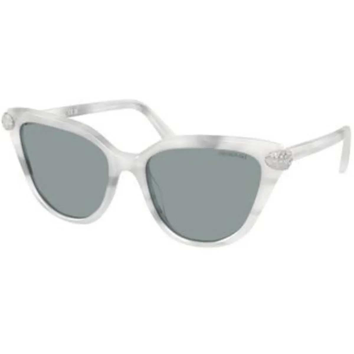 Swarovski SK 6039 F White Havana / Dark Grey 1042/1 Size 56 Sunglasses