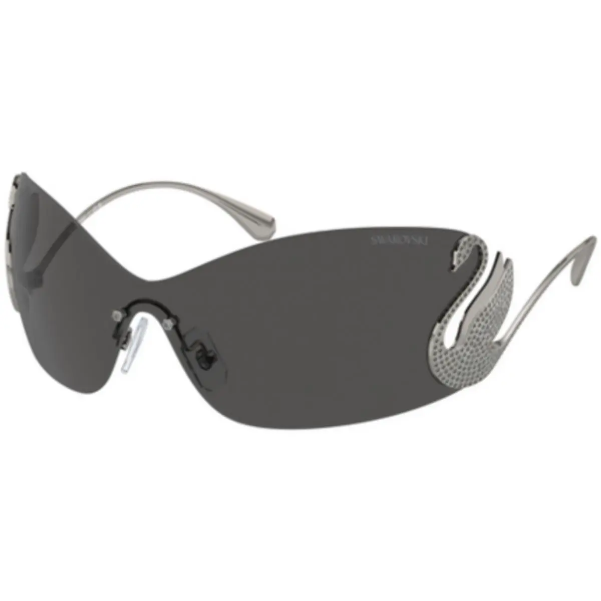 Swarovski SK 7020 Gunmetal / Dark Grey 400987 Size 34 Sunglasses