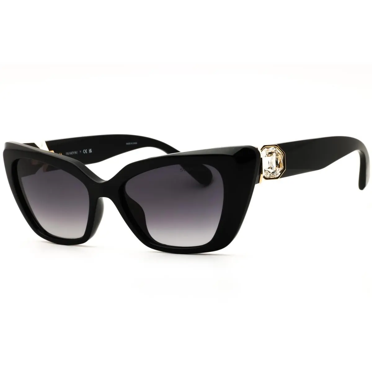 SK6047 10018G Black/grey Gradient 54-17-135 Sunglasses by Swarovski