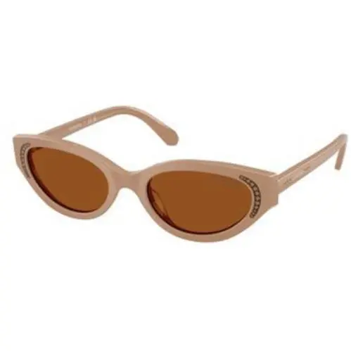 Swarovski SK 6030 F Beige / Dark Brown 106173 Size 53 Sunglasses