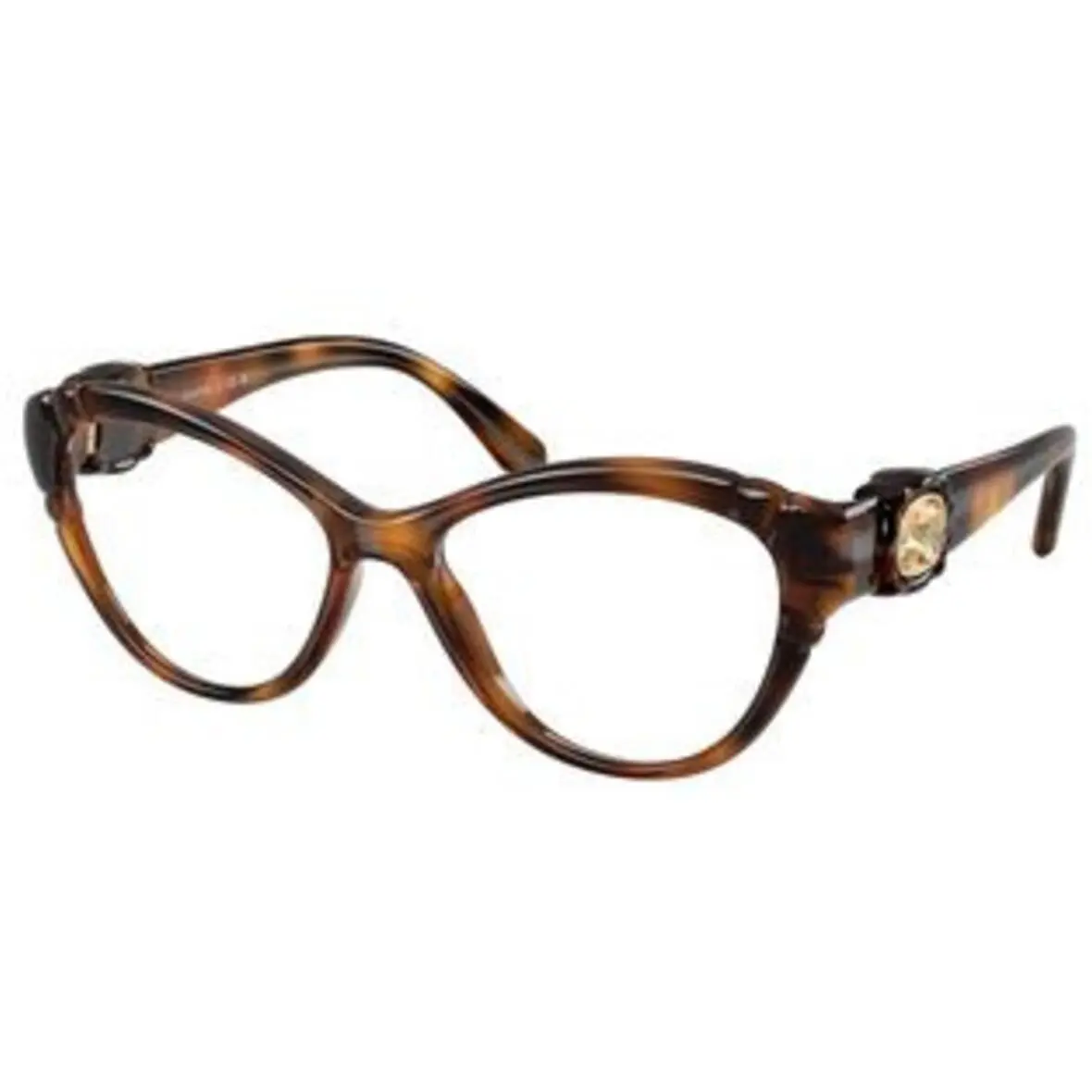 SK 2057 Havana Demo Lens 1002 Size 53 Eyeglasses by Swarovski