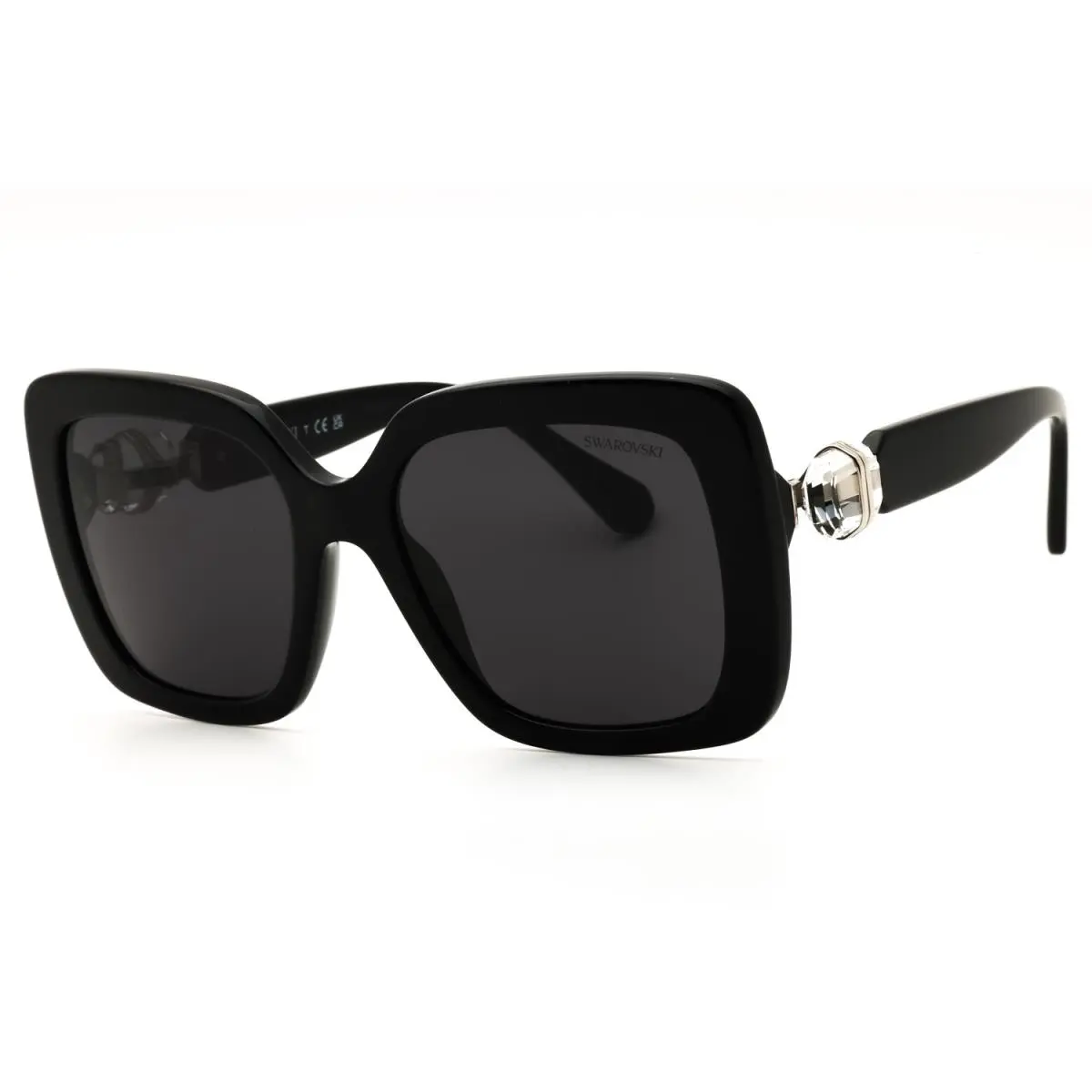 SK6001-100187-55 Sunglasses Frame Size 55mm 135mm 19mm Black Women by Swarovski