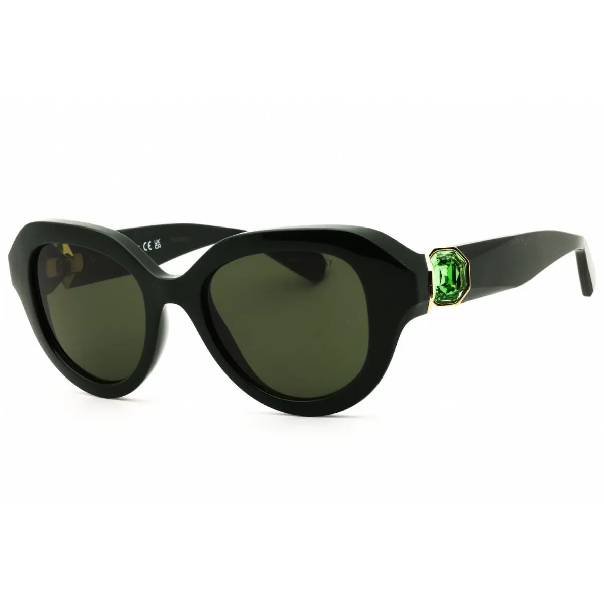SK6037-1026-50 Sunglasses Frame Size 50mm 135mm 19mm Green Women by Swarovski