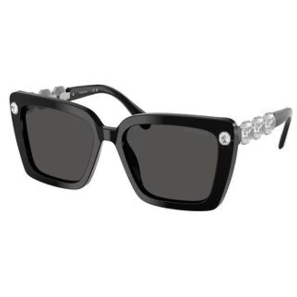 Swarovski SK 6032 Black / Dark Grey Polyamide Standard 100187 Size 55 Sunglasses
