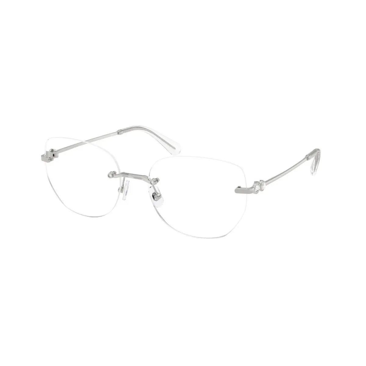 SK 1038 Silver Demo Lens 4001 Size 56 Eyeglasses by Swarovski