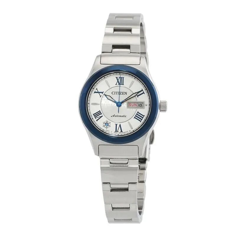 Automatic White Dial Ladies Watch PD7165-65A with Extra Band by Citizen