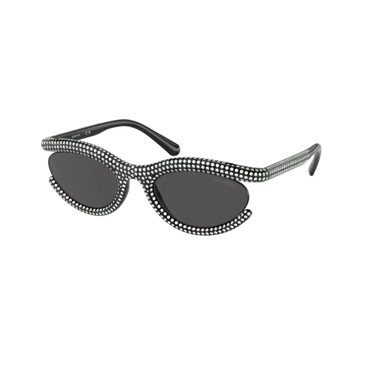 SK 6006 Black Dark Grey 100187 Size 54 Sunglasses by Swarovski