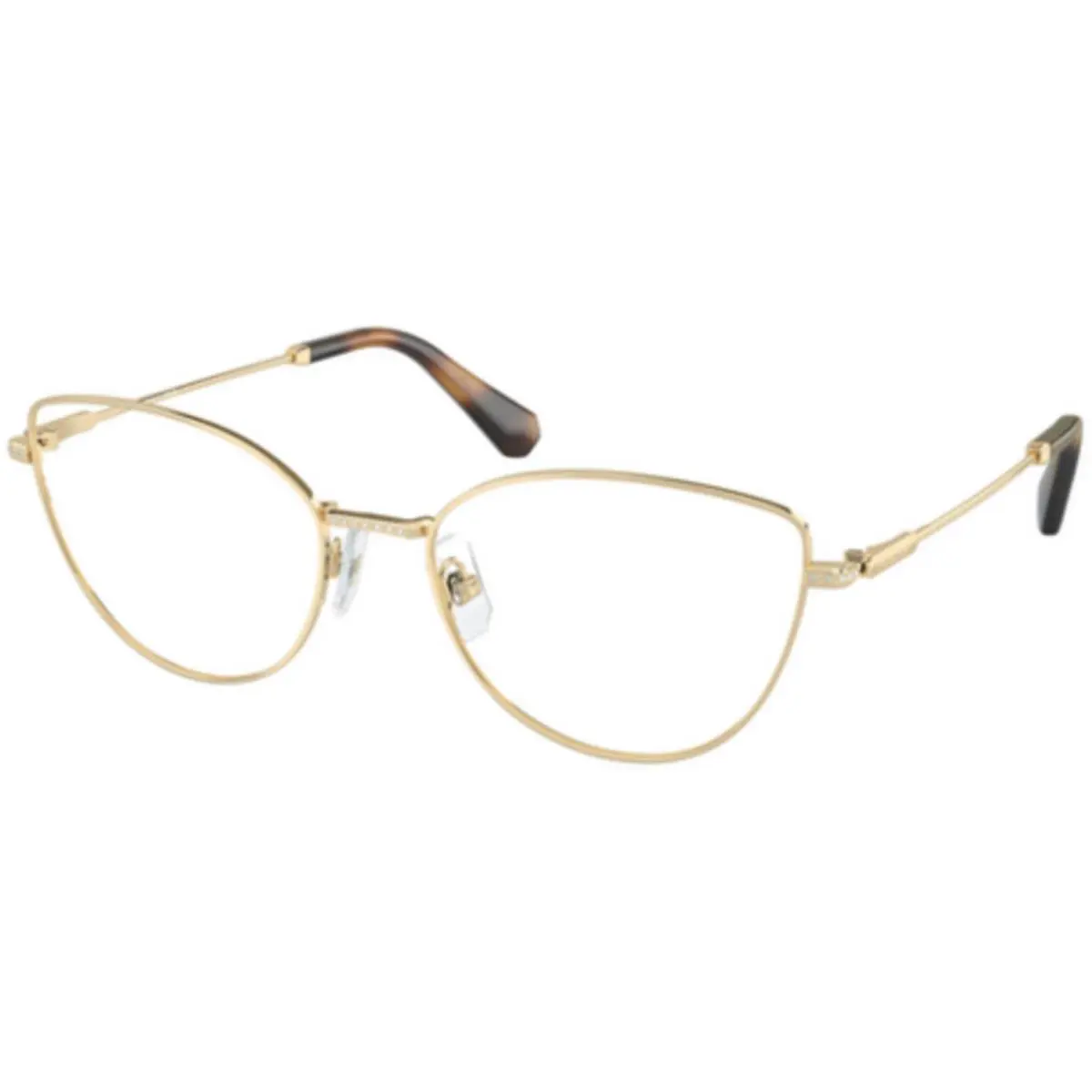 SK 1012 Pale Gold Demo Lens 4013 Size 56 Eyeglasses by Swarovski