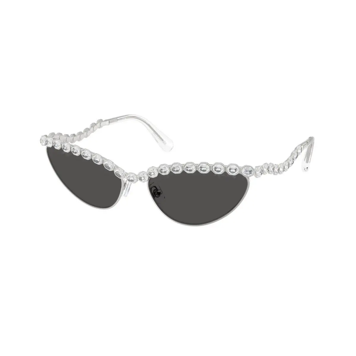 Swarovski SK 7030 Silver / Dark Grey 400187 Size 59 Sunglasses