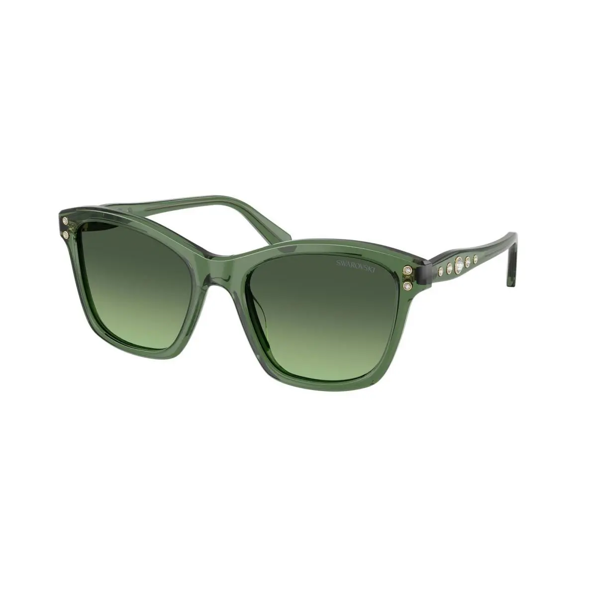 Swarovski SK 6063 Transparent Green / Gradient 10852A Size 54 Sunglasses