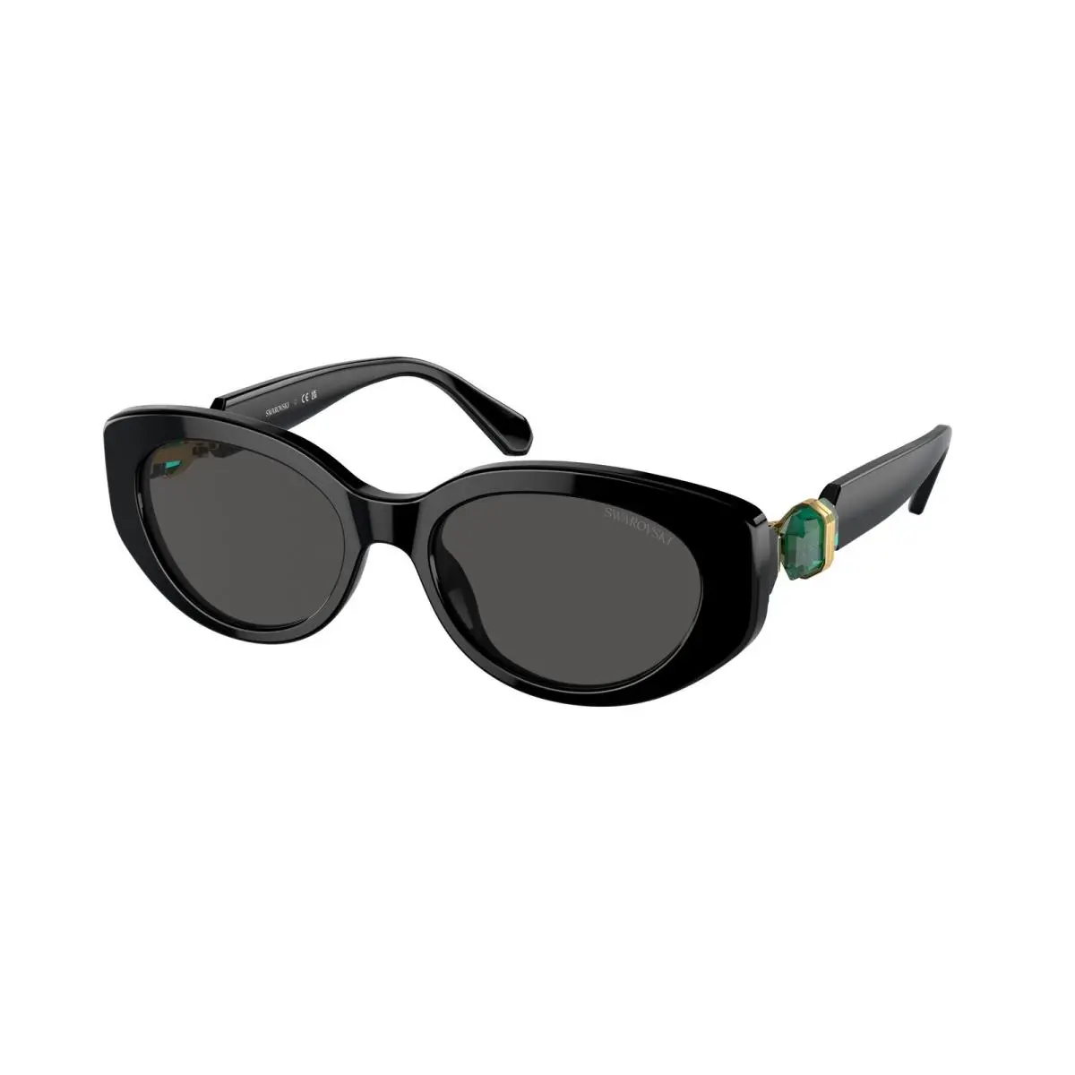 Swarovski SK 6002 Black Dark Grey 100187 Size 53 Sunglasses