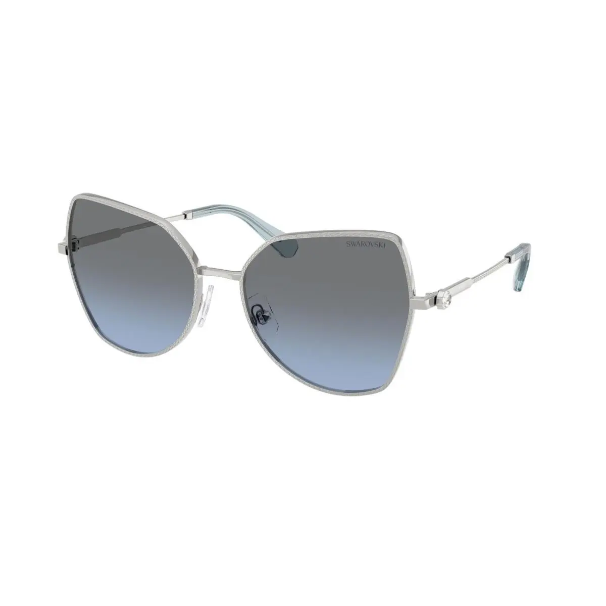 SK 7037 Silver / Blue Gradient Grey 40018F Size 58 Sunglasses by Swarovski