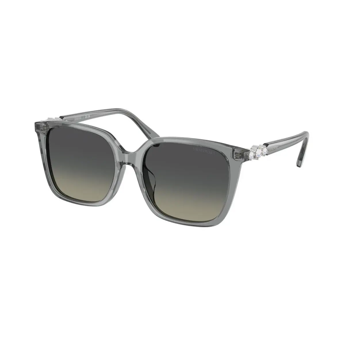 Swarovski SK 6053 D Transparent Grey / Gradient 106211 Size 55 Sunglasses