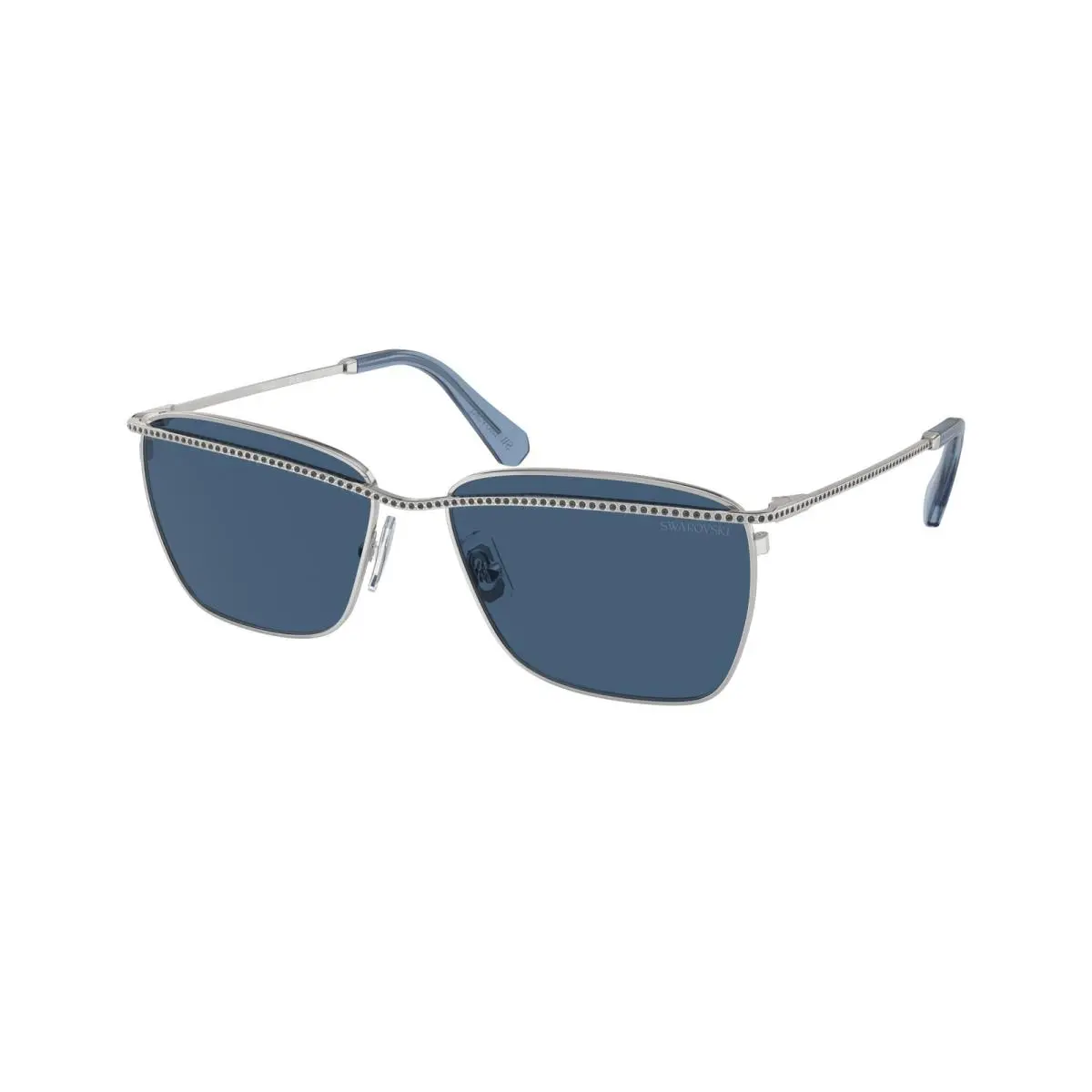 SK 7006 Dark Silver Blue 401555 Size 58 Sunglasses by Swarovski