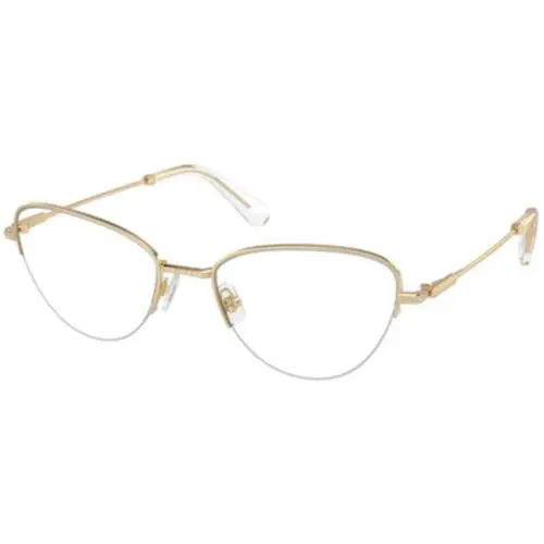 SK 1010 Pale Gold Demo Lens 4013 Size 55 Eyeglasses by Swarovski
