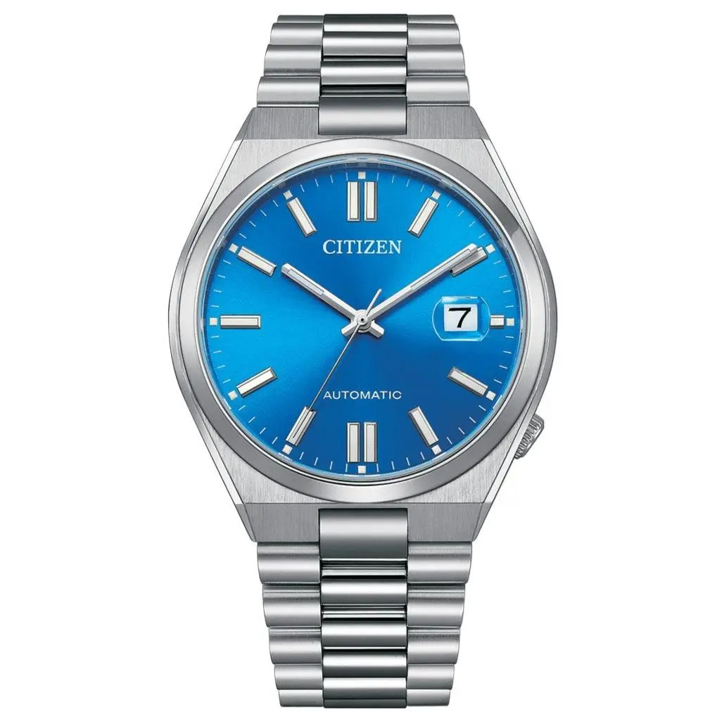 NJ0158-89L x Pantone Glowing Blue Limited Edition Automatic Watch by Citizen