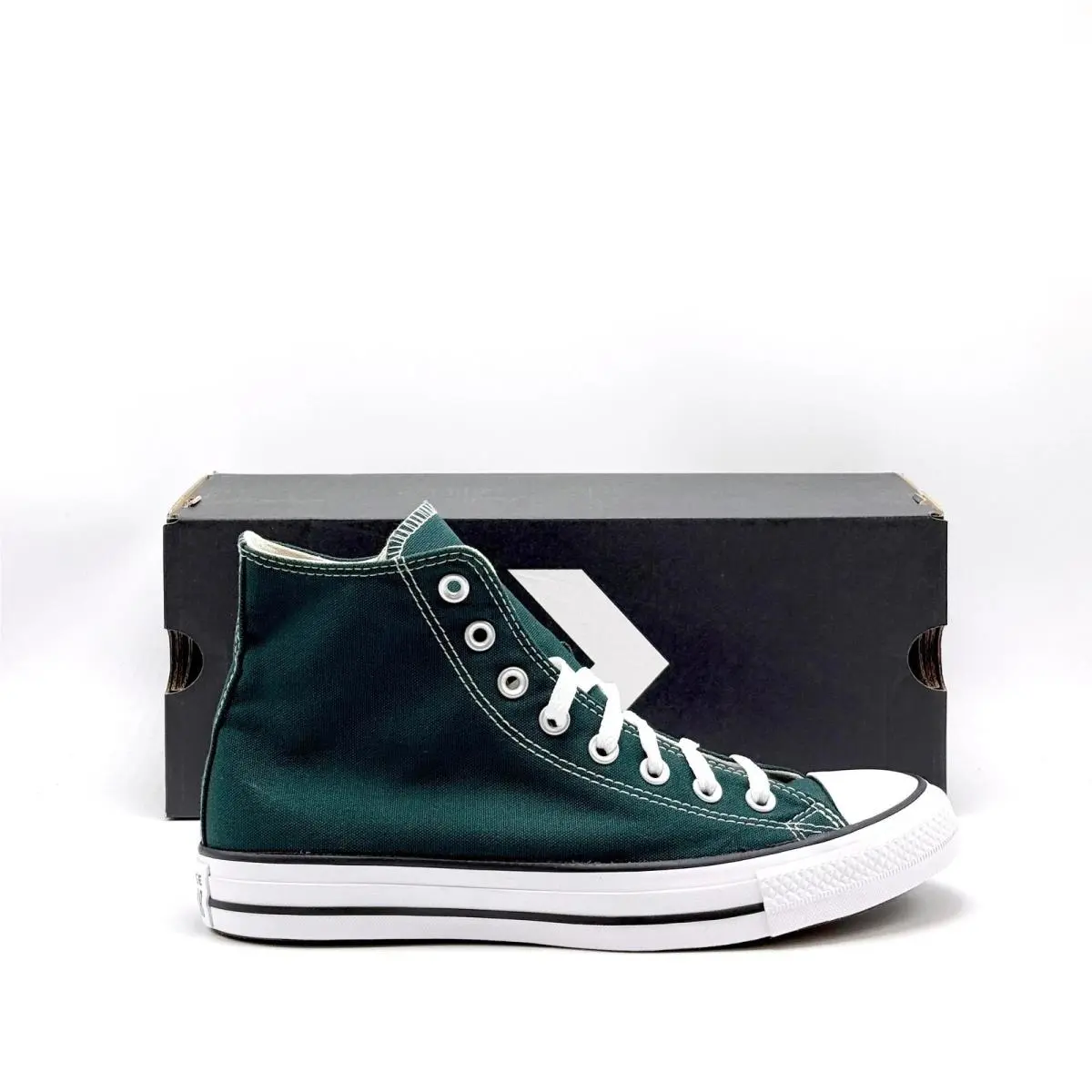 Converse shoes - Converse Chuck Taylor All Star HI (High Top) - A18096F - Steely Pine Green / Pine / White 8