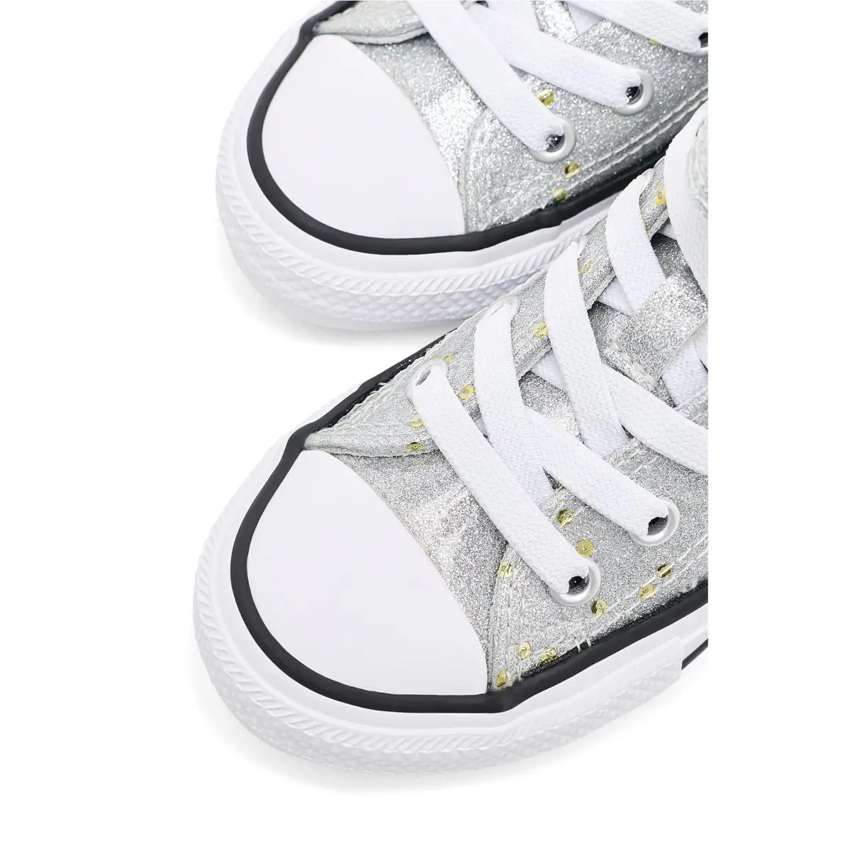 Converse shoes - Light Grey/Gold/Silver 4