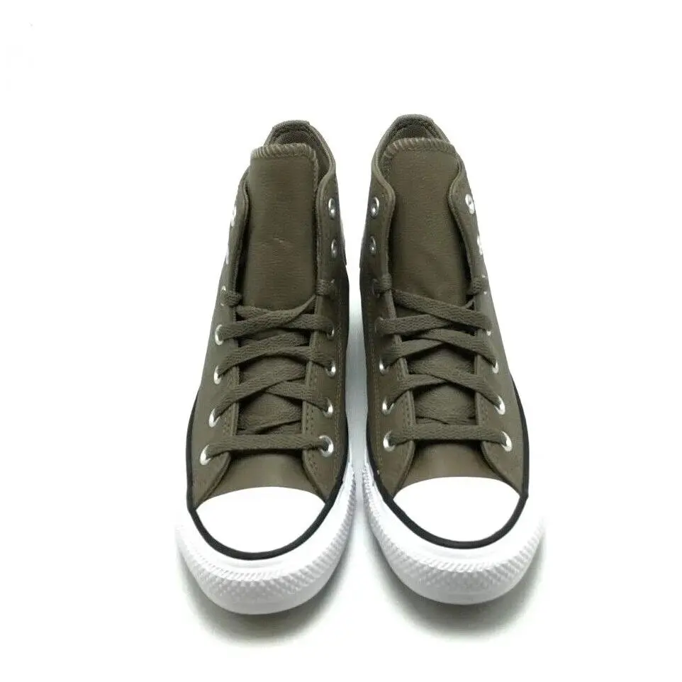 Converse shoes - Converse Chuck Taylor All Star Leather Hi - A09482C - Classic Taupe / Dark Matter (Neutral Earth Tone) 1