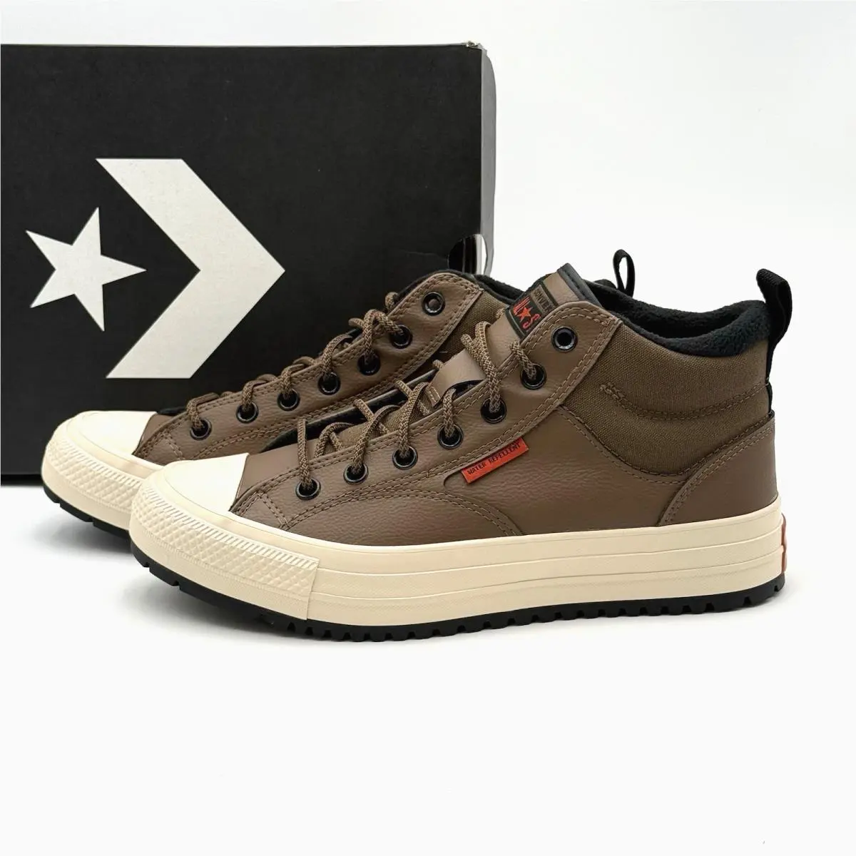 Converse shoes - Converse Chuck Taylor All Star Street Mid - A13225C - Brown 12