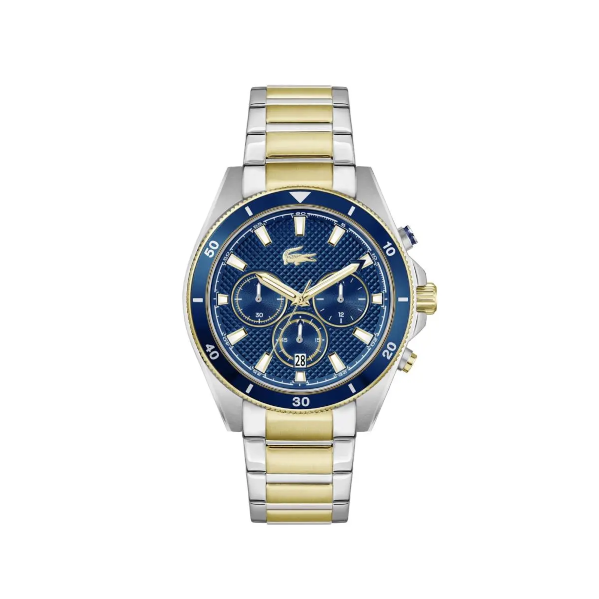 Lacoste Mainsail Men’s Chronograph Watch - Link Bracelet Colored Two Tone