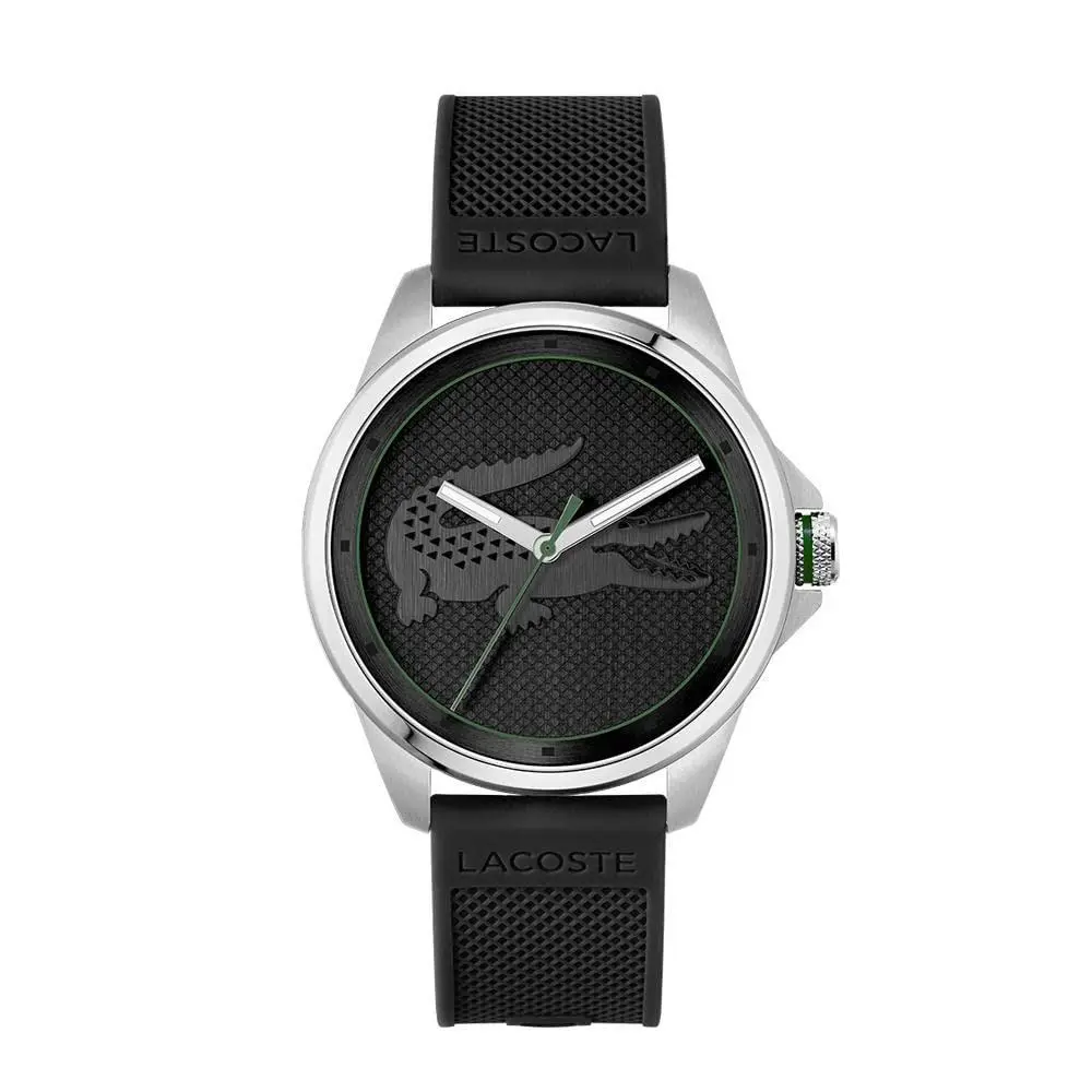 Le Croc Men`s Quartz Watch - Premium Statement Timepiece Black by Lacoste