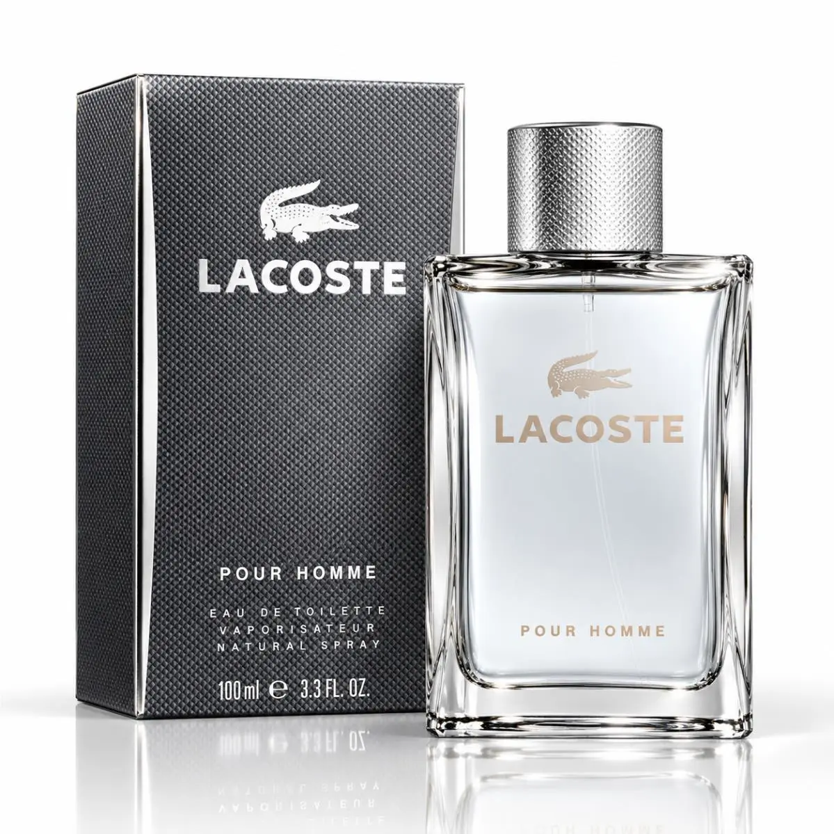 Pour Homme 3.3 oz / 100 ml Eau De Toilette Spray For Men by Lacoste