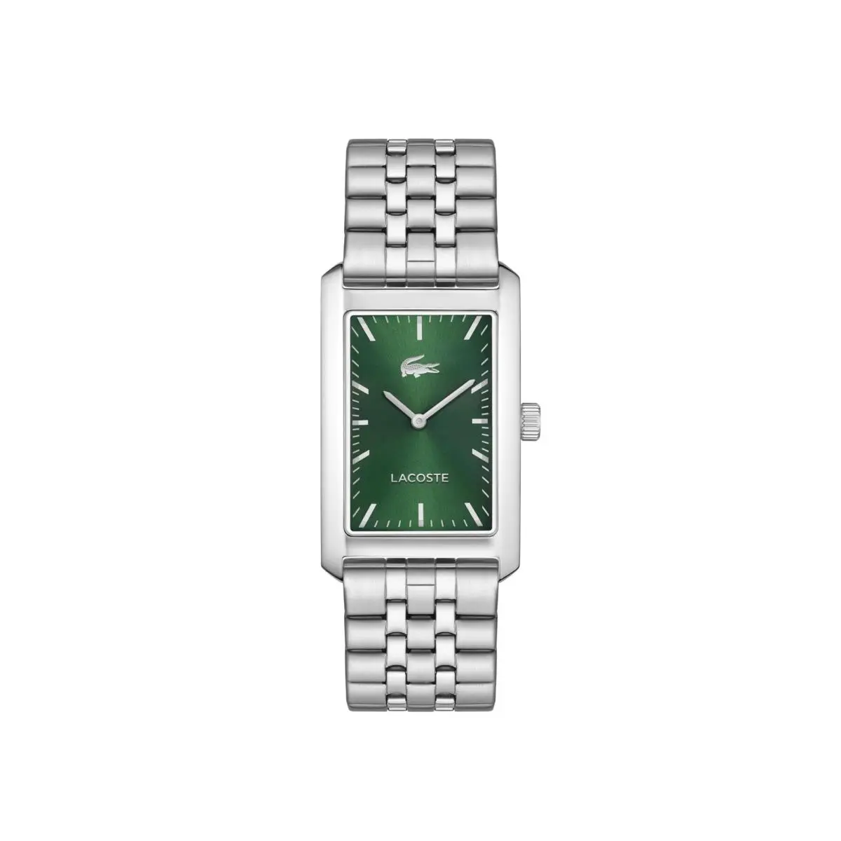 Men`s Santiago Quartz Bracelet Watch 26mm Silver by Lacoste