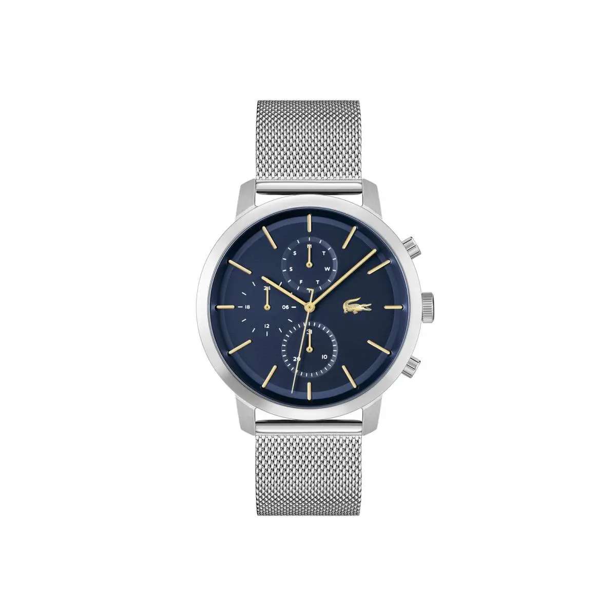 Replay Men`s Watch - Multifunction - Contemporary Stylish Blue Gold by Lacoste