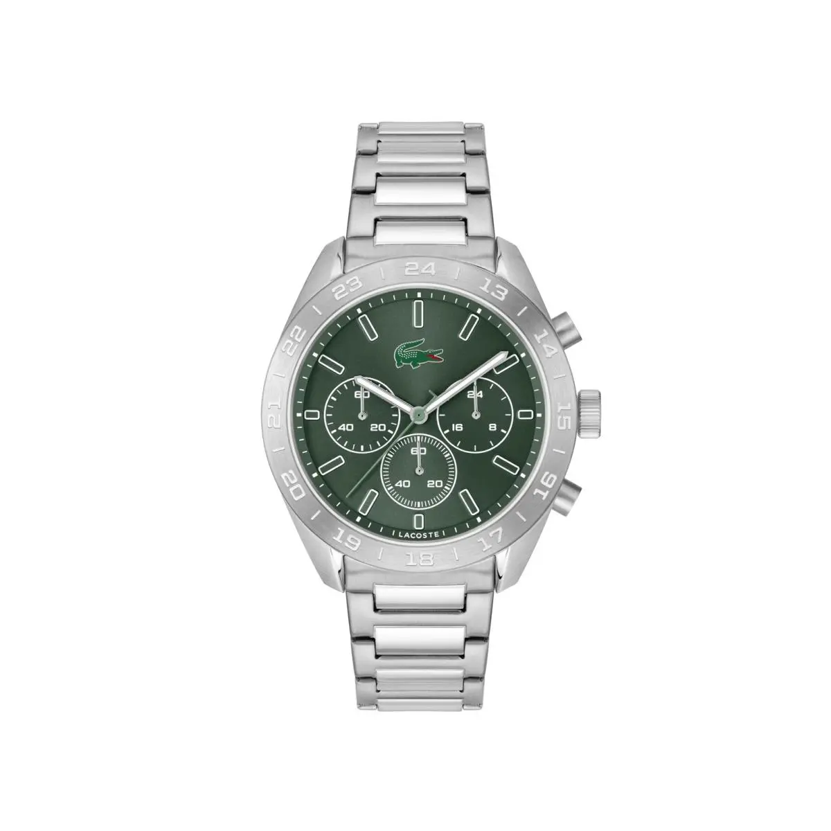 Lacoste Men`s Boston Quartz Chronograph Watch 42mm Green