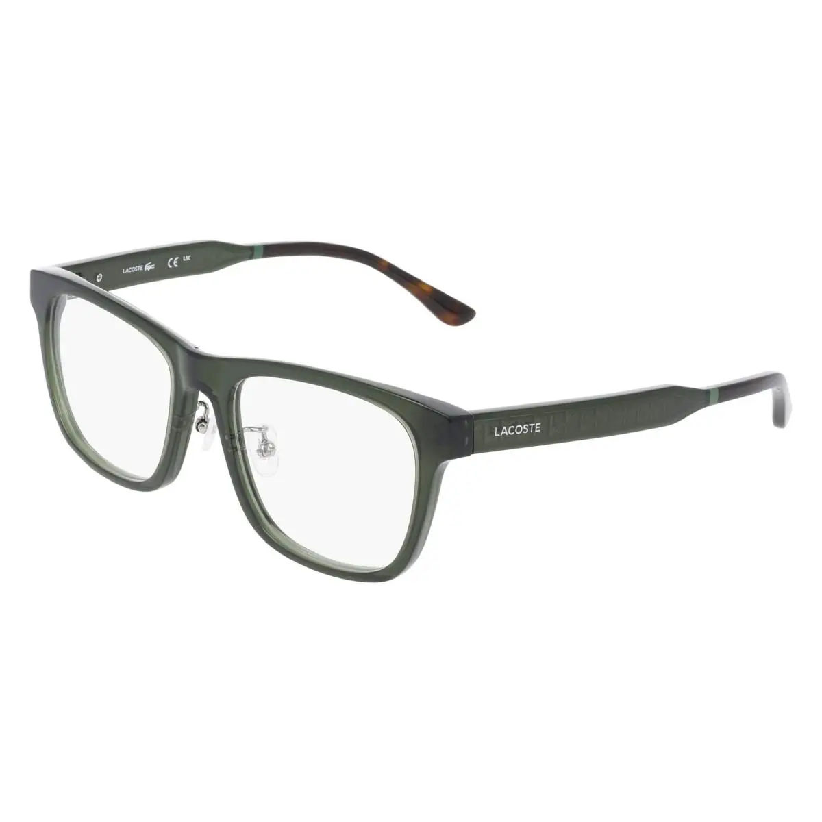 L 2994 LB N Transparent Green 301 Size 52 Eyeglasses by Lacoste