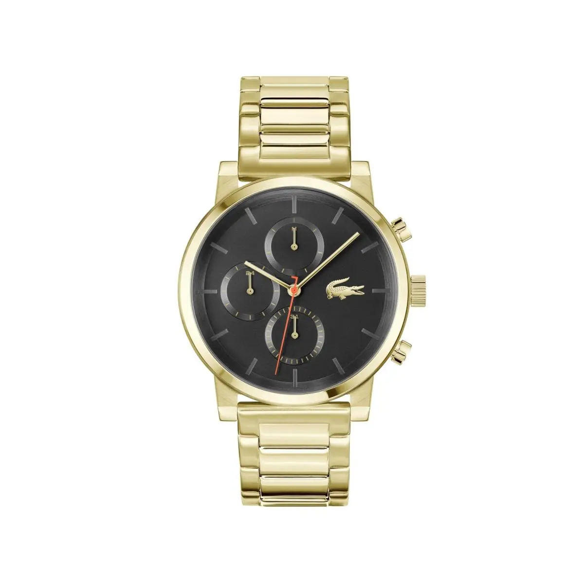 Replay Men`s Watch - Multifunction - Contemporary Stylish Black Gold by Lacoste
