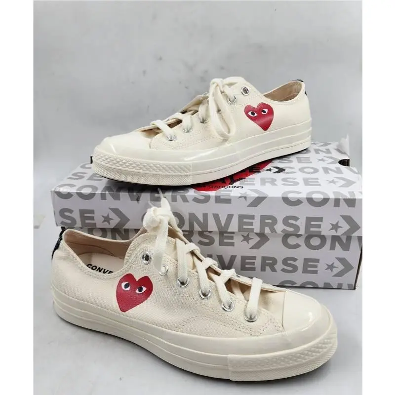 Converse shoes - Milk/Red/Black 3