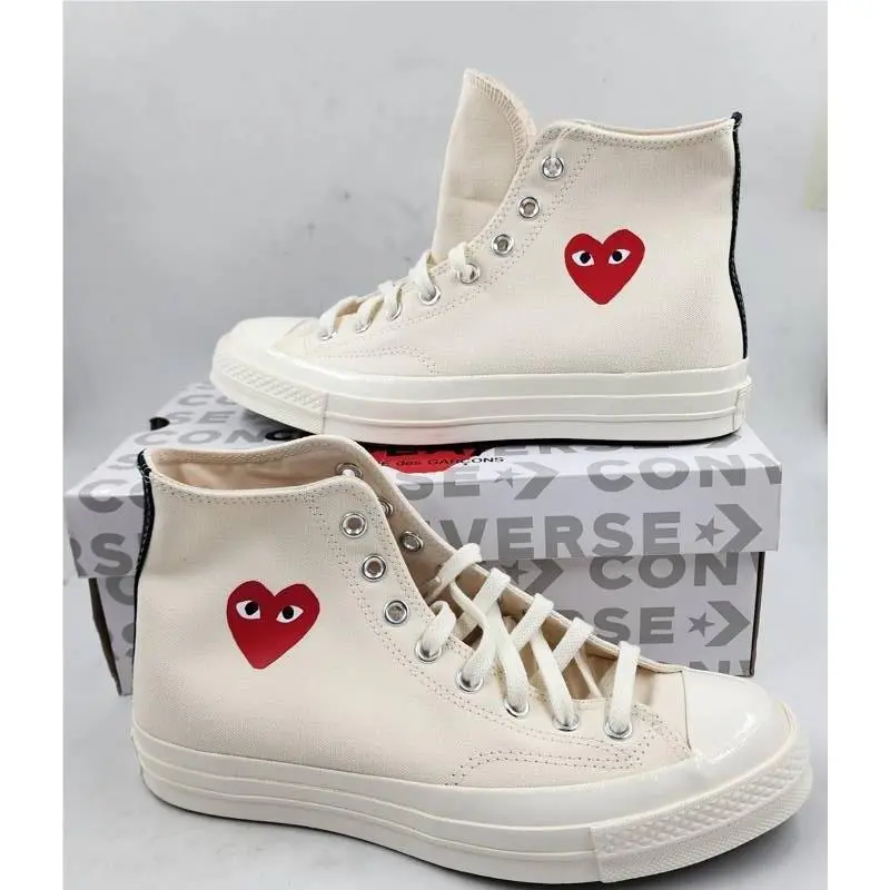 Converse shoes - Milk/Red/Black 5