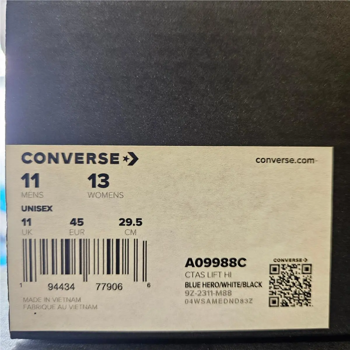 Converse shoes - Blue 5