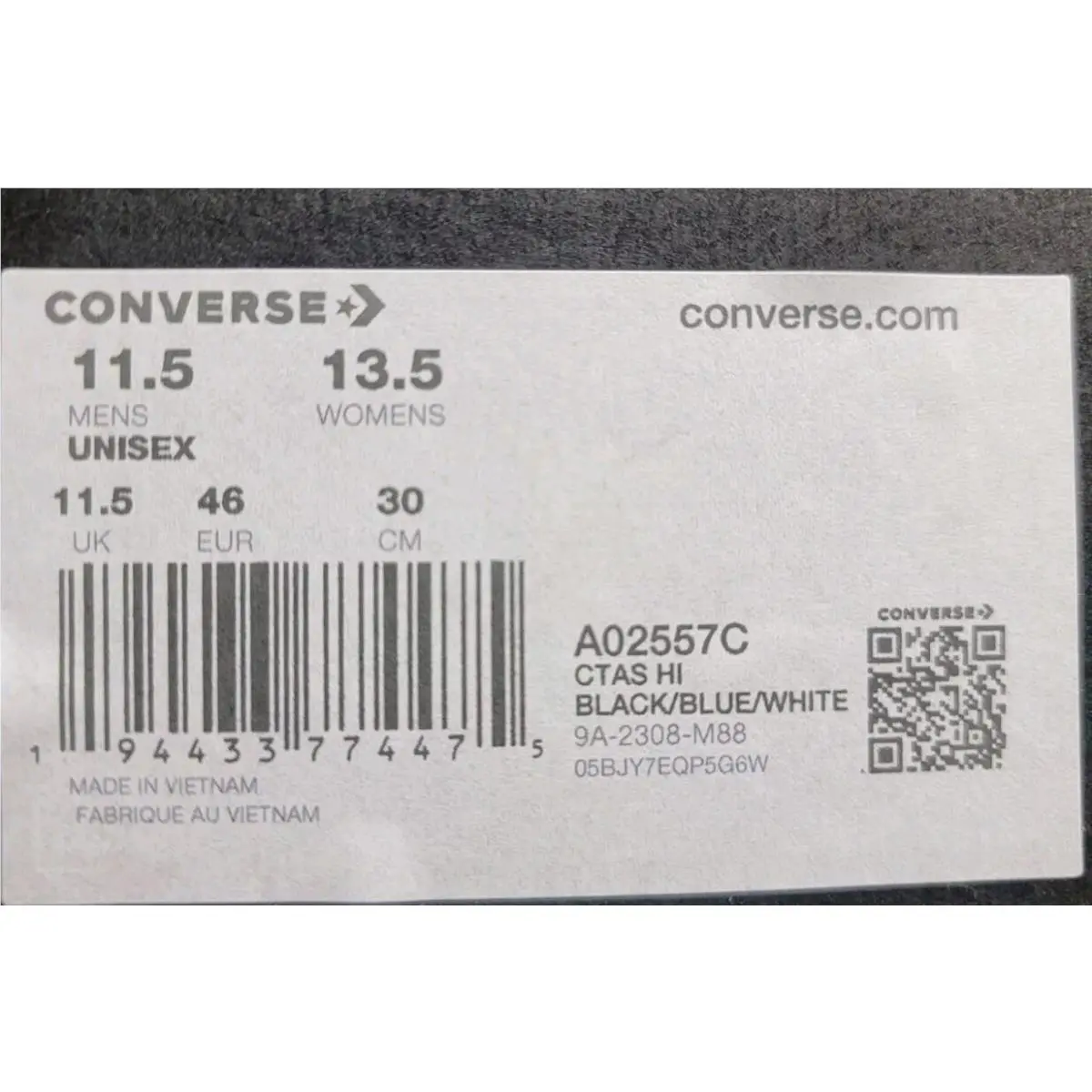 Converse shoes - Converse Chuck Taylor All Star Hi - A02557c - Black 7