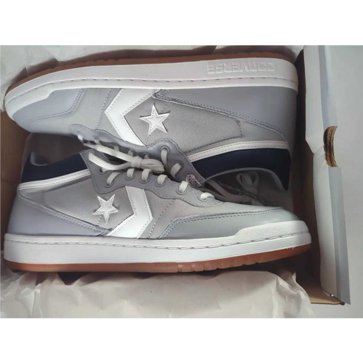 Converse shoes - Converse Fastbreak Pro Mid - Fastbreak Pro Mid - 166833c - Wolf Grey 6