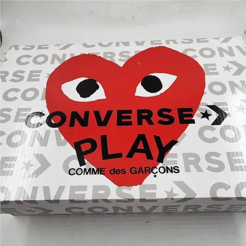 Converse shoes - Black/White/Red 0