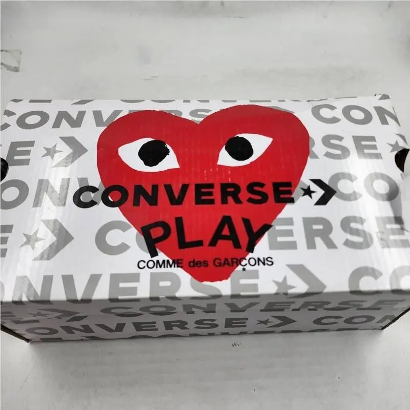 Converse shoes - Black/White/Red 0