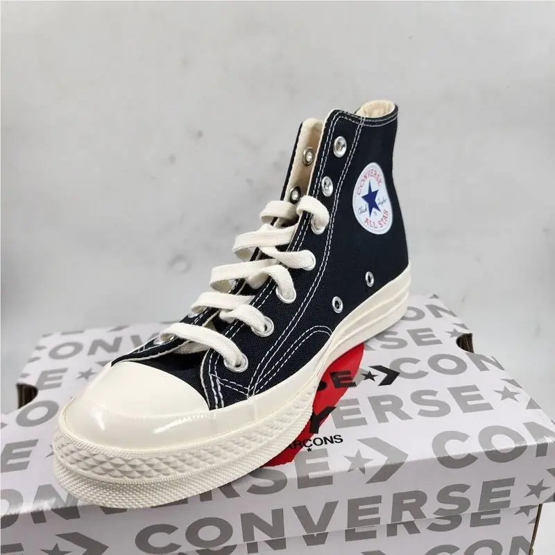 Converse shoes - Black/White/Red 11