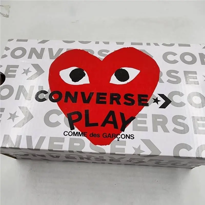 Converse shoes - Black/White/Red 1