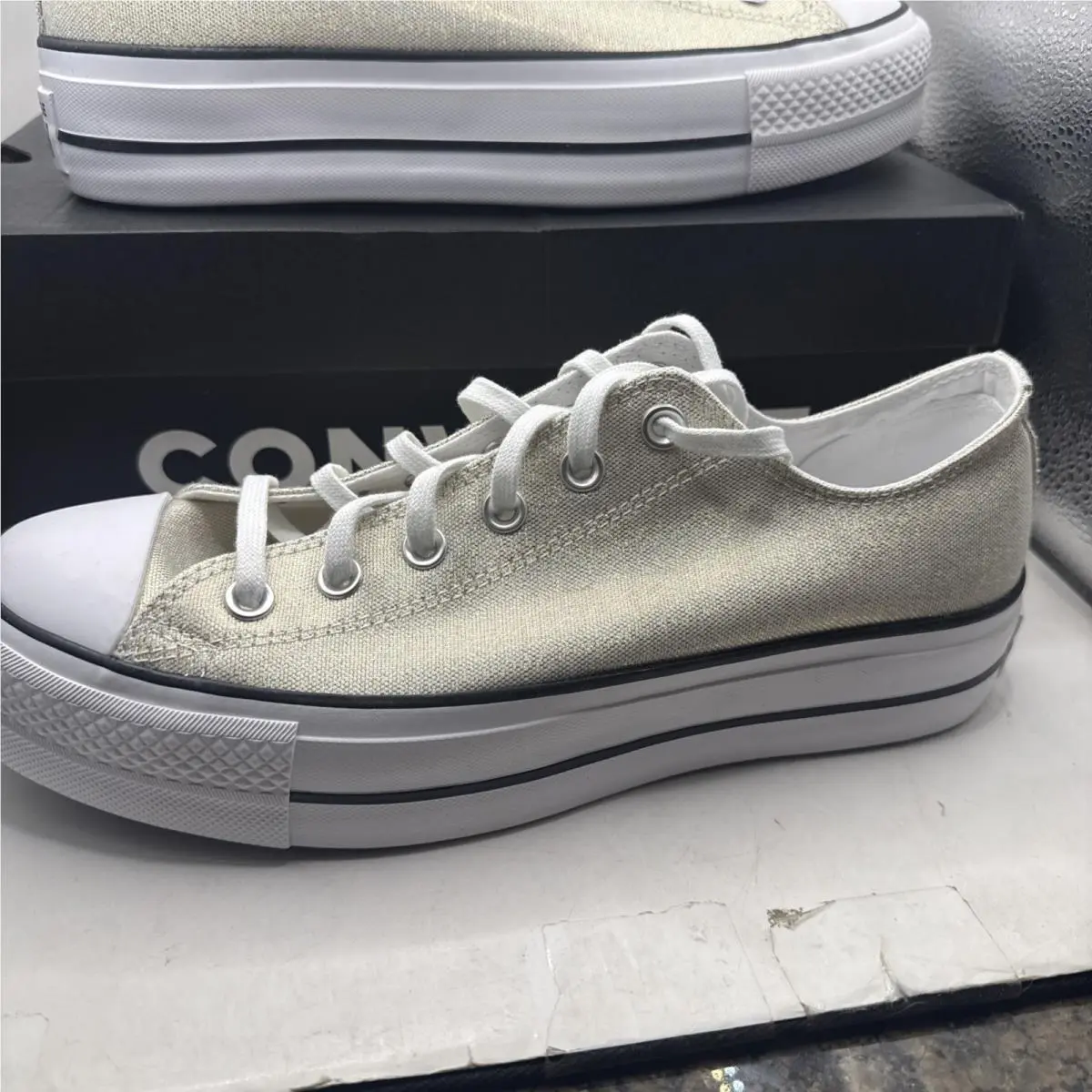 Converse shoes - Converse CTAS Lift OX - CTAS Lift - Gold/White/Black (UPC: 0194432353459) 0