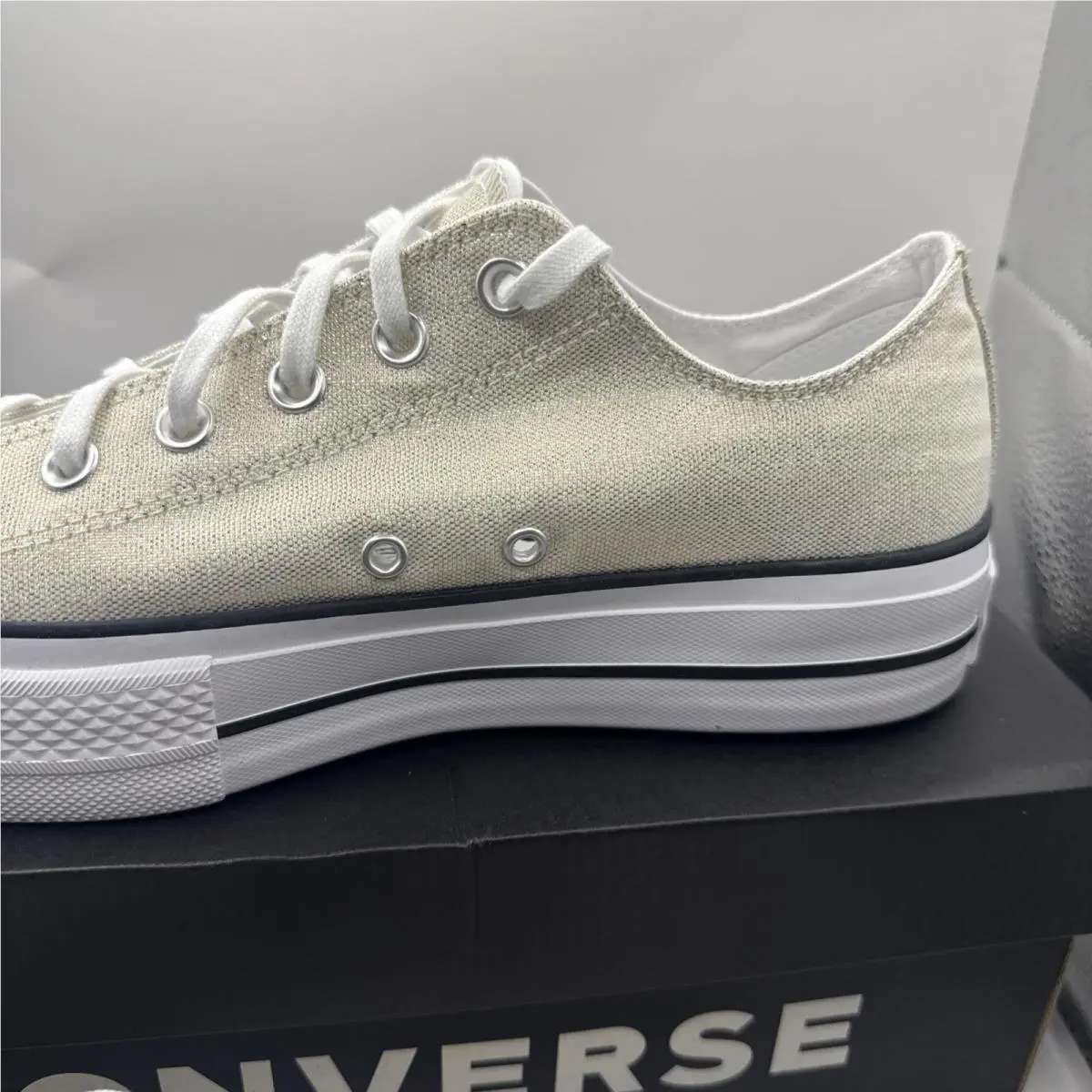 Converse shoes - Converse CTAS Lift OX - CTAS Lift - Gold/White/Black (UPC: 0194432353459) 3