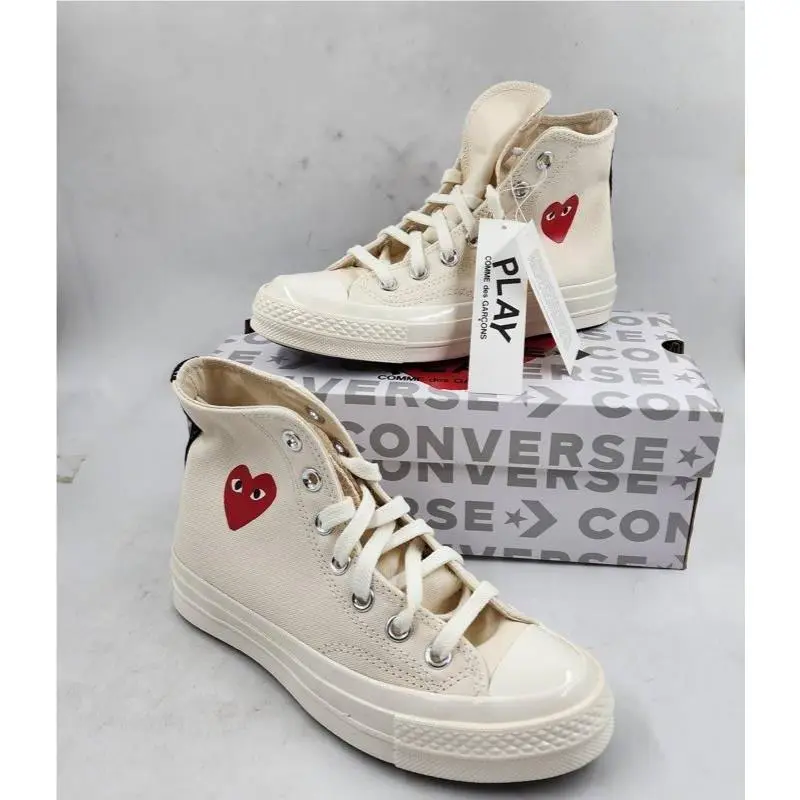 Converse shoes - Milk/Red/Black 3