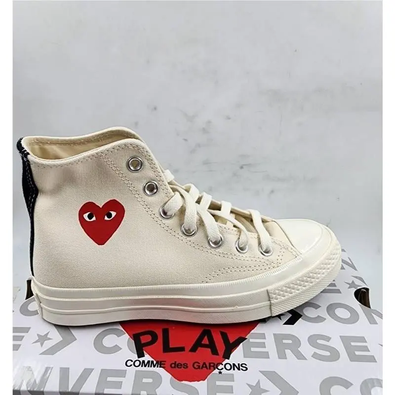 Converse shoes - Milk/Red/Black 10