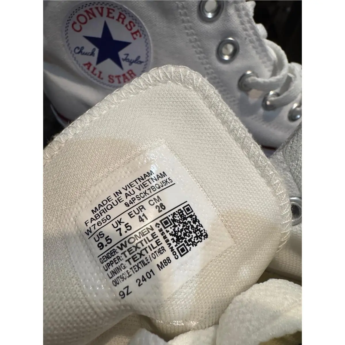 Converse shoes - Converse Chuck Taylor All Star High Top Sneaker - White 7