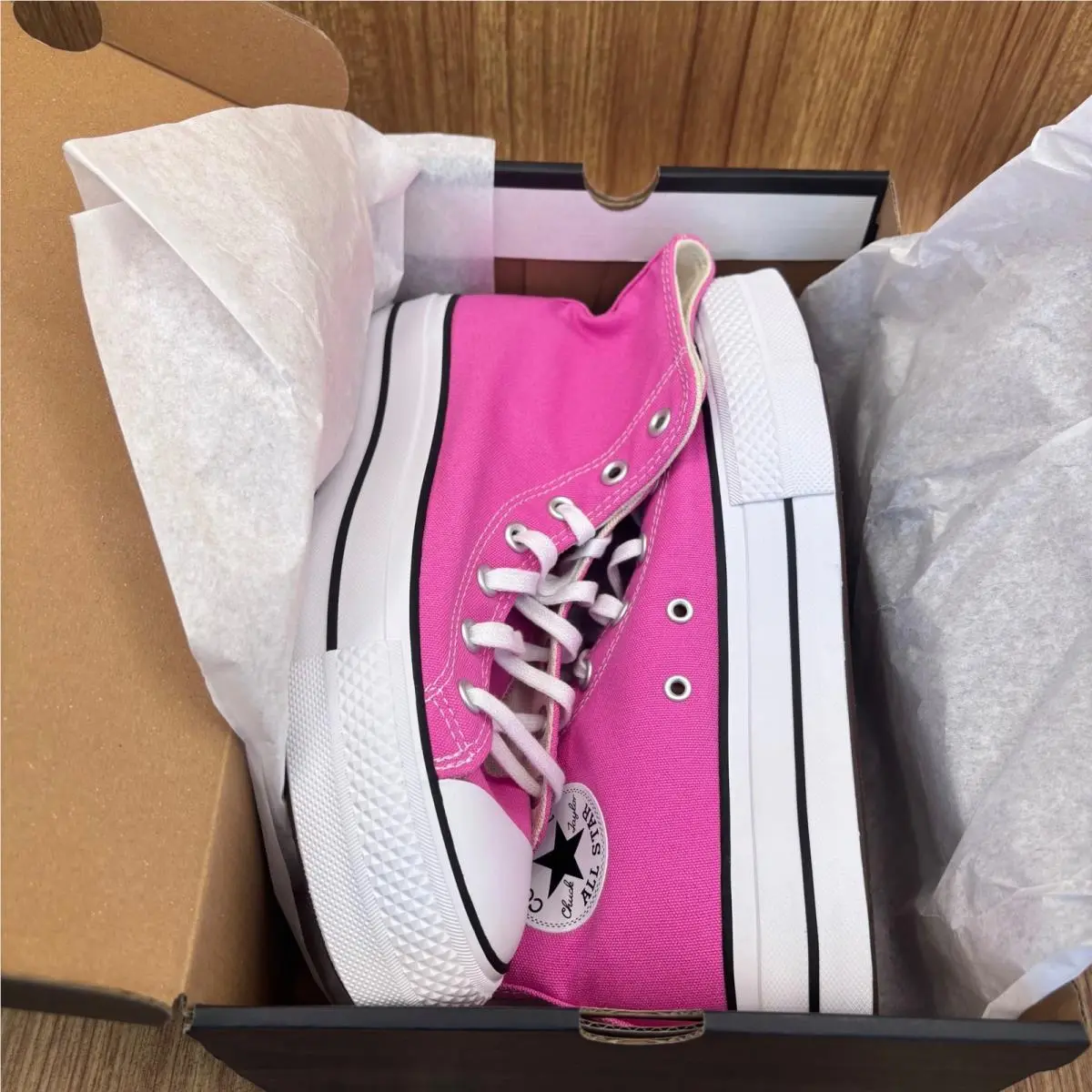 Converse shoes - Converse Chuck Taylor All Star Lift Hi - Pink 4